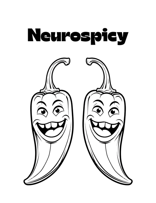 Color Me Different: A Neurodivergent Pride Coloring Book