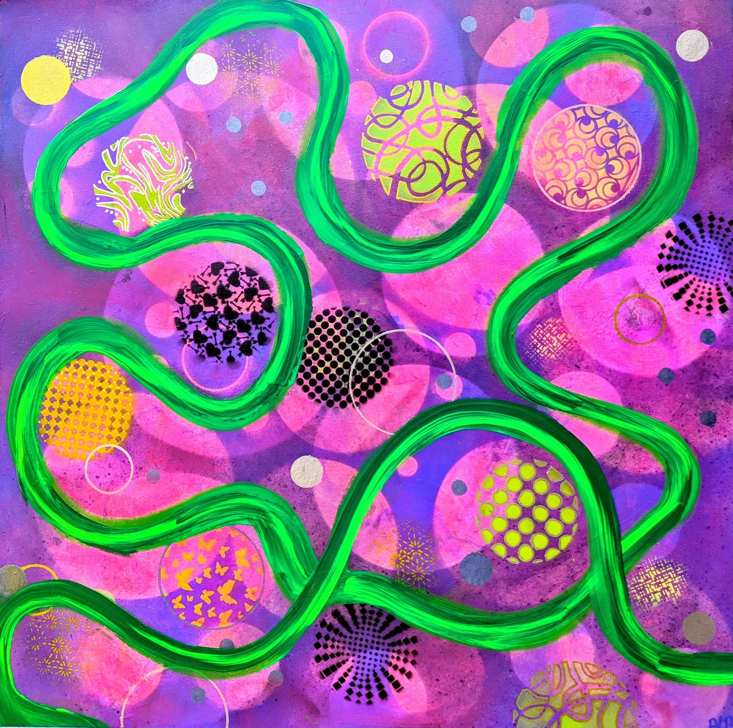 Somebedy I Used to Know - Original Painting (36in x 36in)