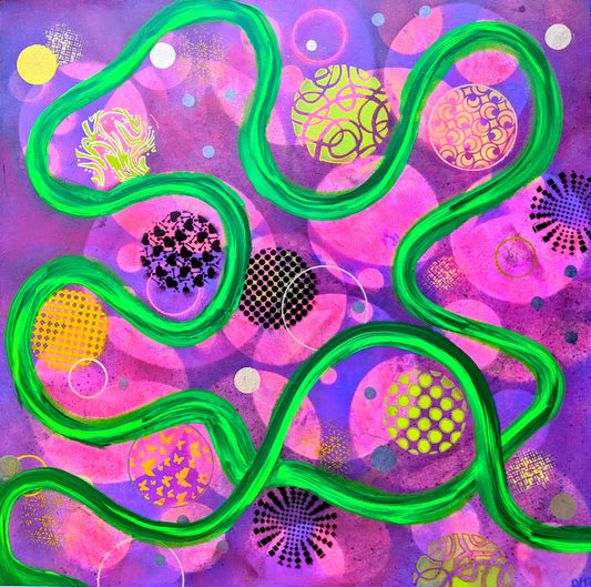 Somebedy I Used to Know - Original Painting (36in x 36in)