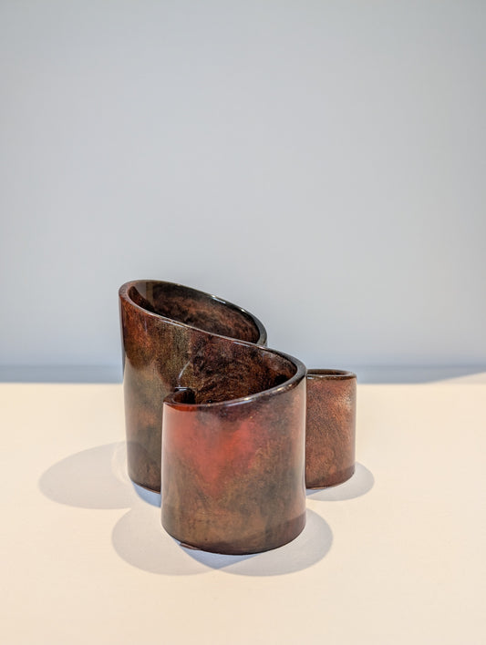 One-of-a-Kind Resin Holder - Brownie