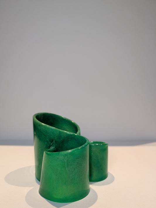 One-of-a-Kind Resin Holder - Soft Green