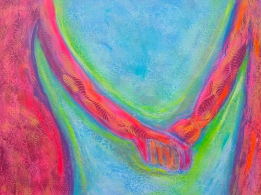 Bonded by Light - Original Painting (40in x 30in)