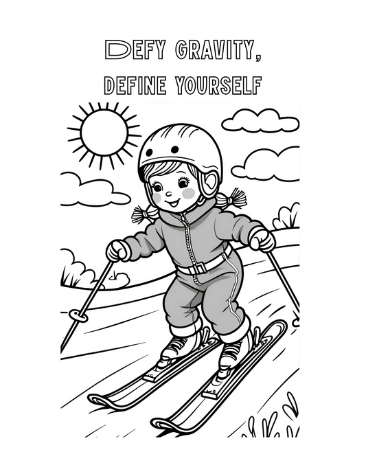 Sport Girly Strong is Beautiful: A coloring book for all the girls chasing their dreams