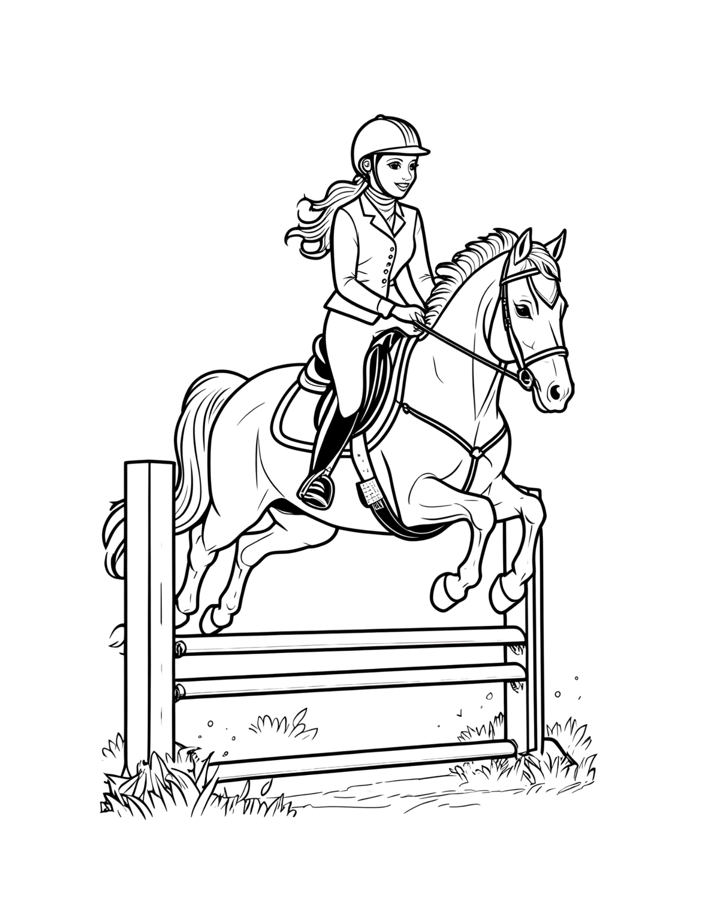 Sport Girly Strong is Beautiful: A coloring book for all the girls chasing their dreams