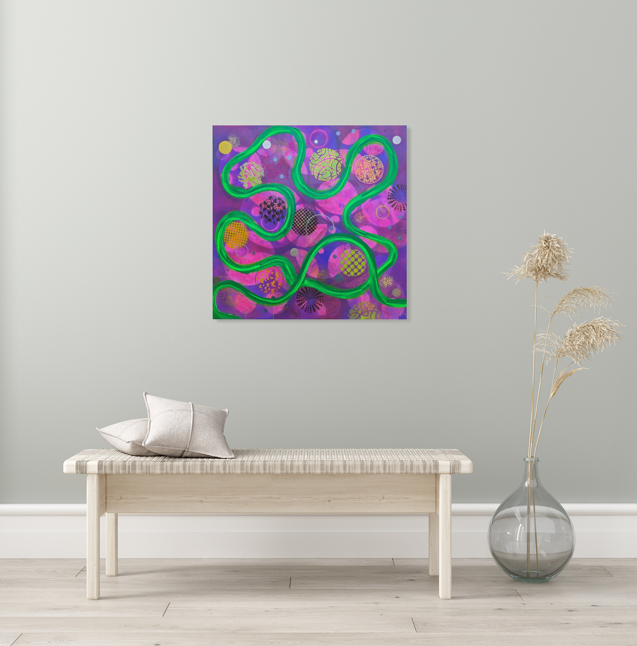 Somebedy I Used to Know - Original Painting (36in x 36in)