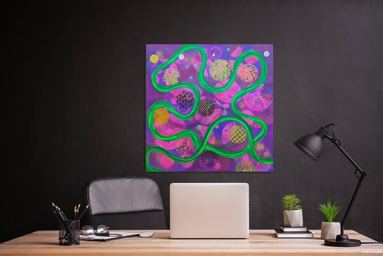 Somebedy I Used to Know - Original Painting (36in x 36in)