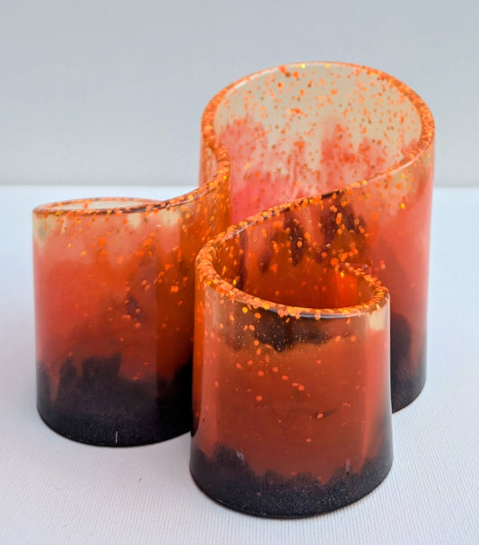 One-of-a-Kind Resin Holder - Spooky (Glows in the Dark)