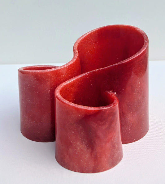 One-of-a-Kind Resin Holder - Cherry