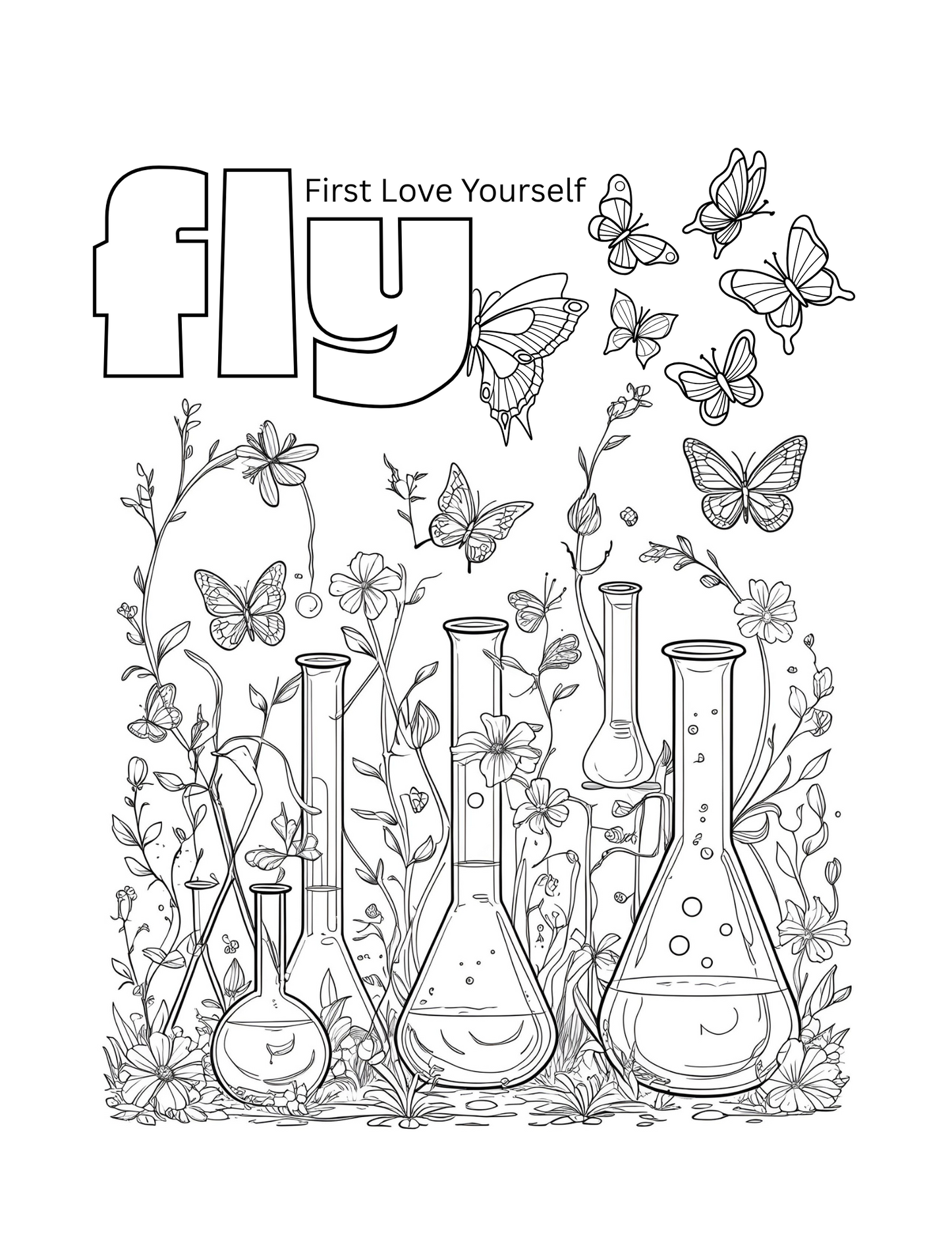 Science Girly: Smart is Beautiful - A coloring book