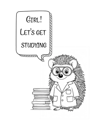 Science Girly: Smart is Beautiful - A coloring book