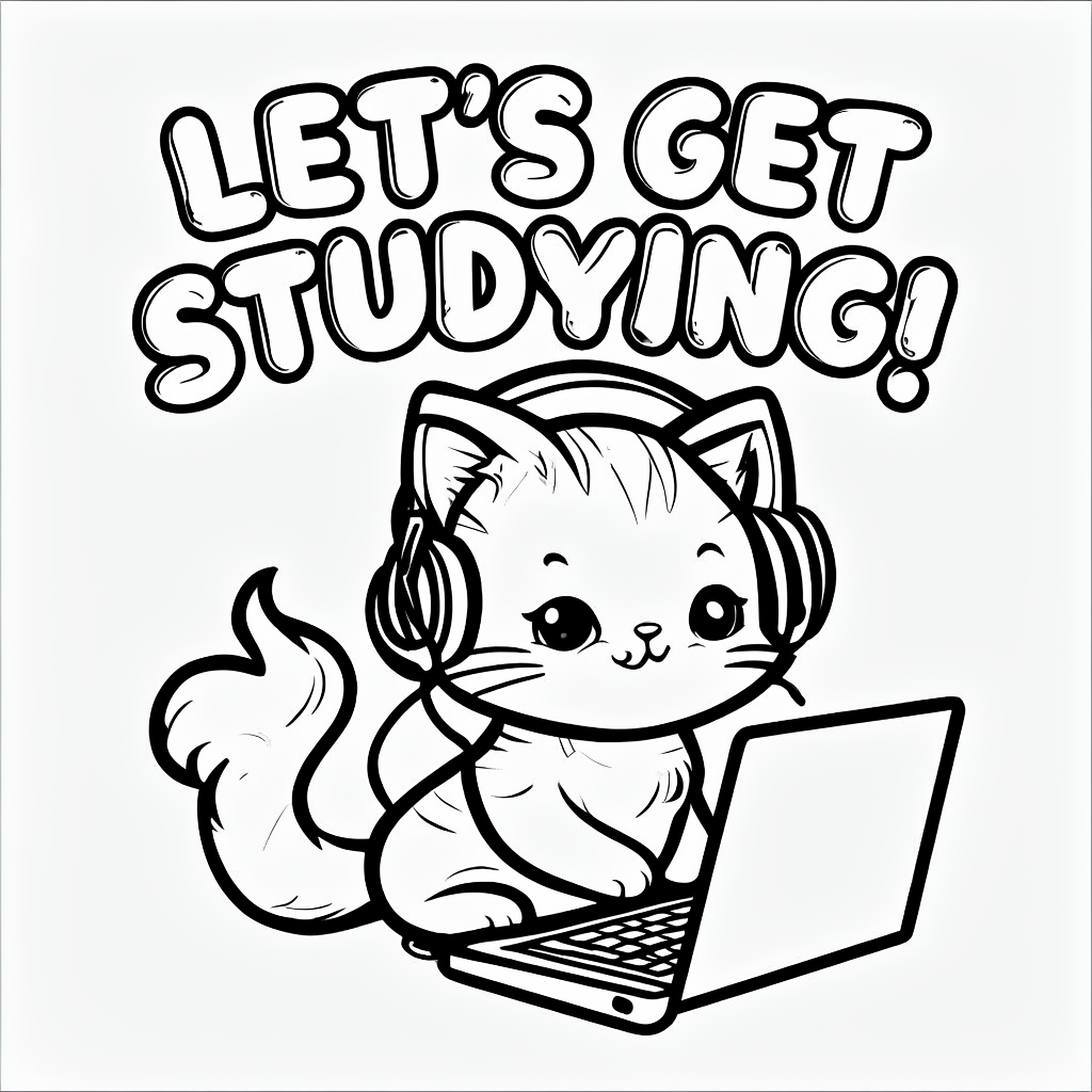 Printable Coloring Pages Set - Digital Art Download