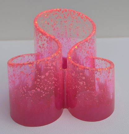 One-of-a-Kind Resin Holder - Pink Glow in the Dark