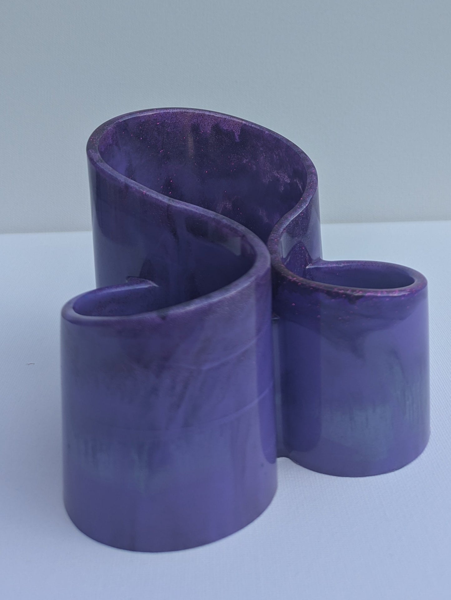 One-of-a-Kind Resin Holder - Soft Purple