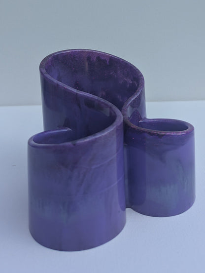 One-of-a-Kind Resin Holder - Soft Purple
