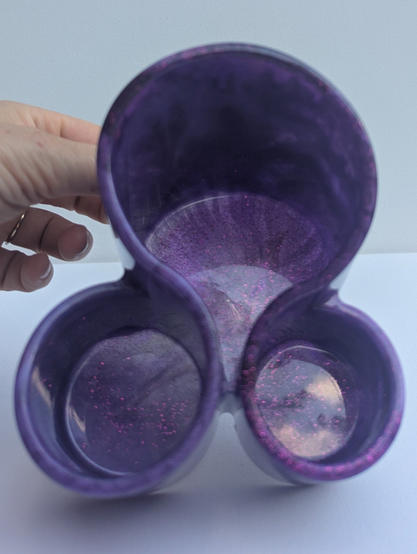 One-of-a-Kind Resin Holder - Soft Purple