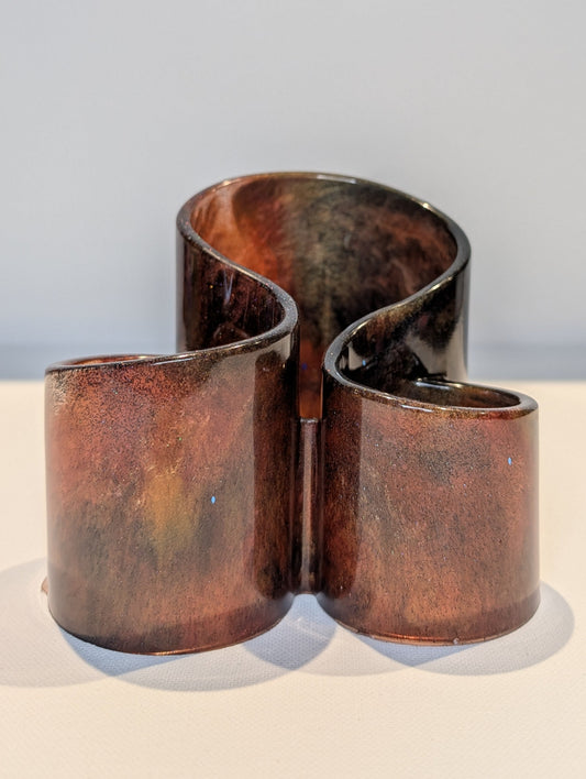 One-of-a-Kind Resin Holder - Brownie
