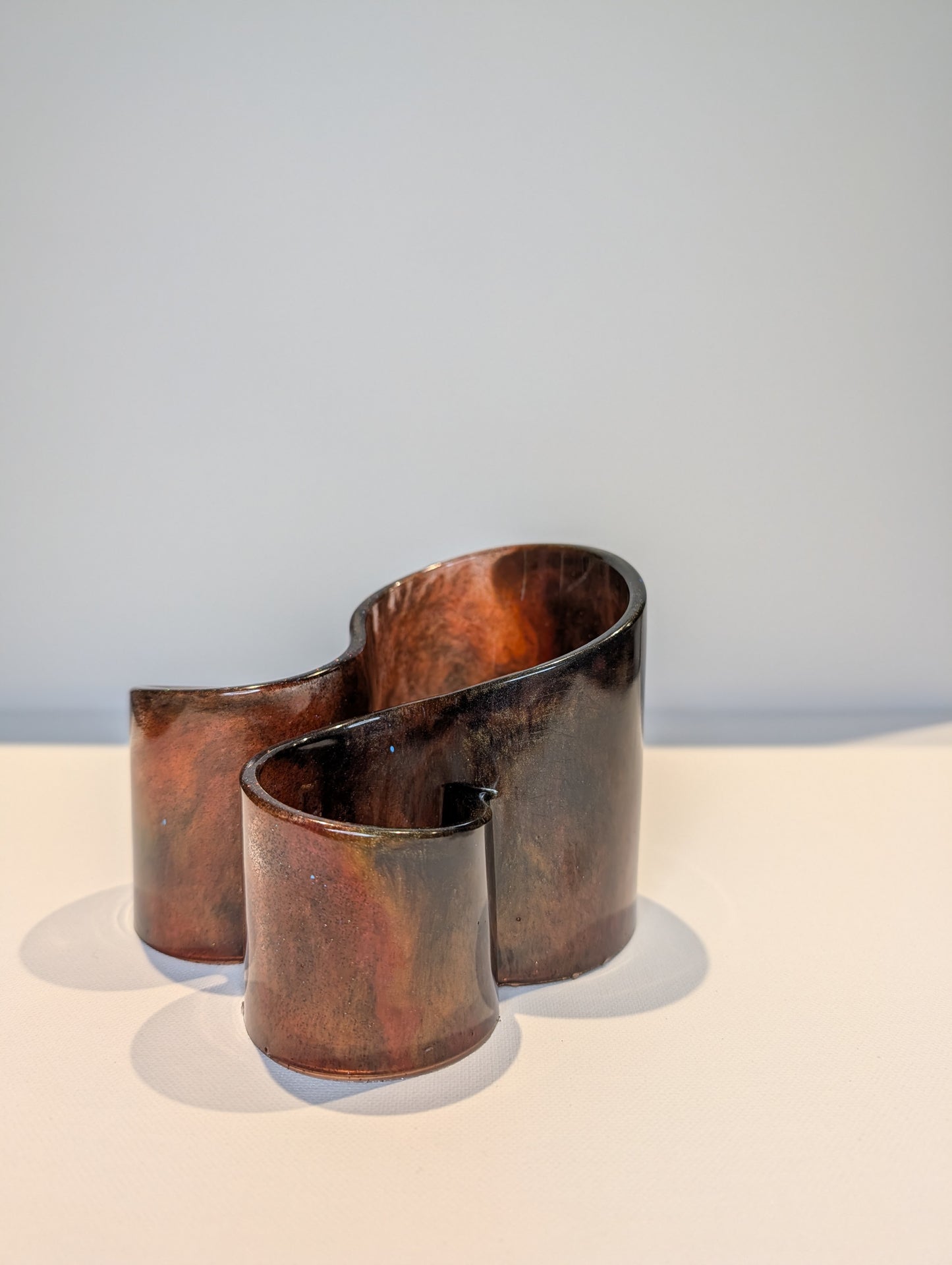 One-of-a-Kind Resin Holder - Brownie