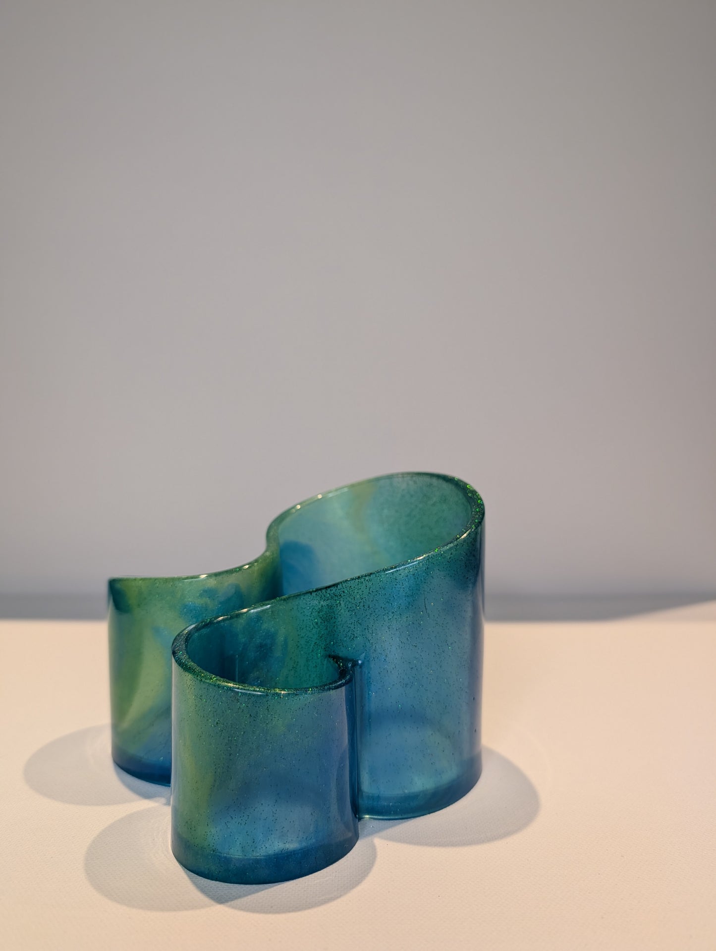 One-of-a-Kind Resin Holder - Caribbean Vibe