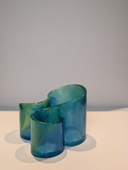 One-of-a-Kind Resin Holder - Caribbean Vibe