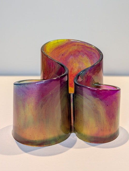One-of-a-Kind Resin Holder - Tie Dye 1