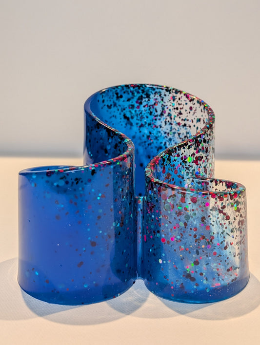 One-of-a-Kind Resin Holder - Happy Birthday