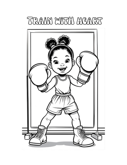 Sport Girly Strong is Beautiful: A coloring book for all the girls chasing their dreams