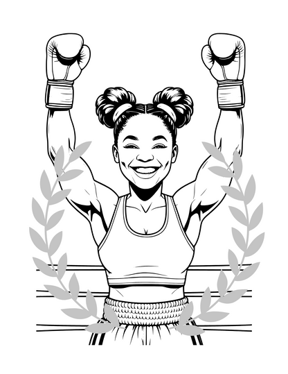 Sport Girly Strong is Beautiful: A coloring book for all the girls chasing their dreams