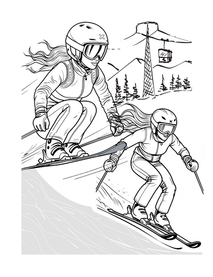 Sport Girly Strong is Beautiful: A coloring book for all the girls chasing their dreams
