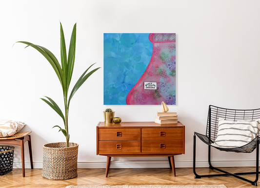 Scale Up Your Dreams - Original Painting (36in x 36in)