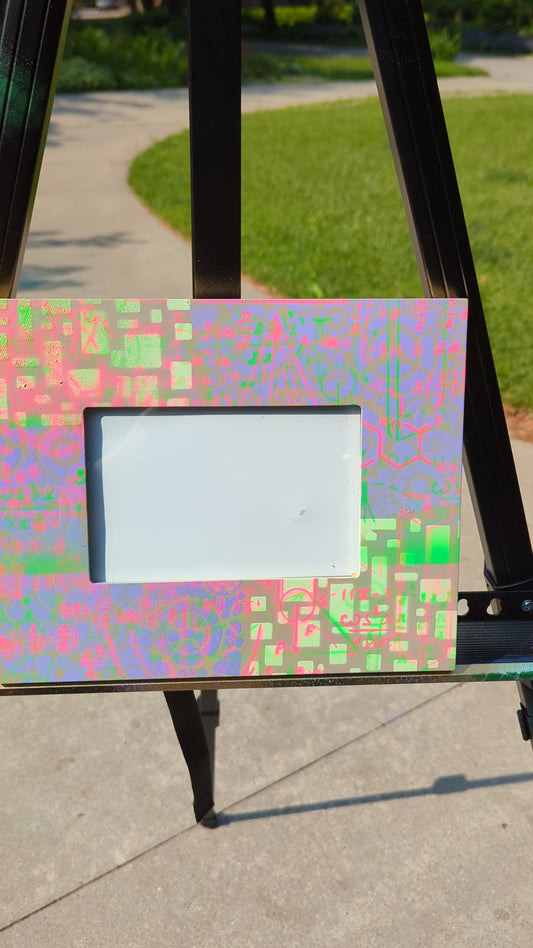"Neon Logic: Picture This" - Picture Frame