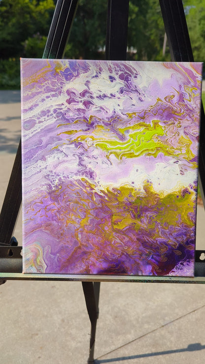"Violet Tempest: Calm Above, Storm Below"