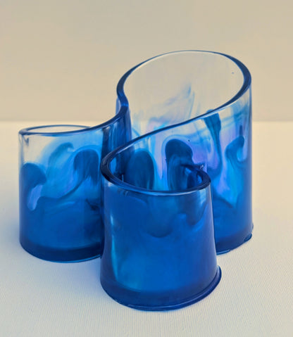 One-of-a-Kind Resin Holder - H2O