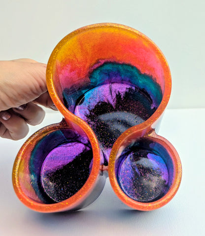 One-of-a-Kind Resin Holder - Sunset
