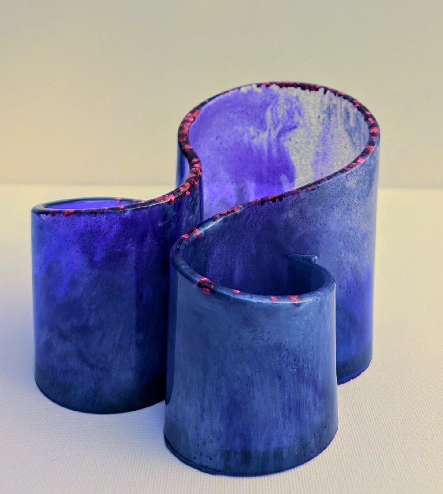 One-of-a-Kind Resin Holder - Purple Heart