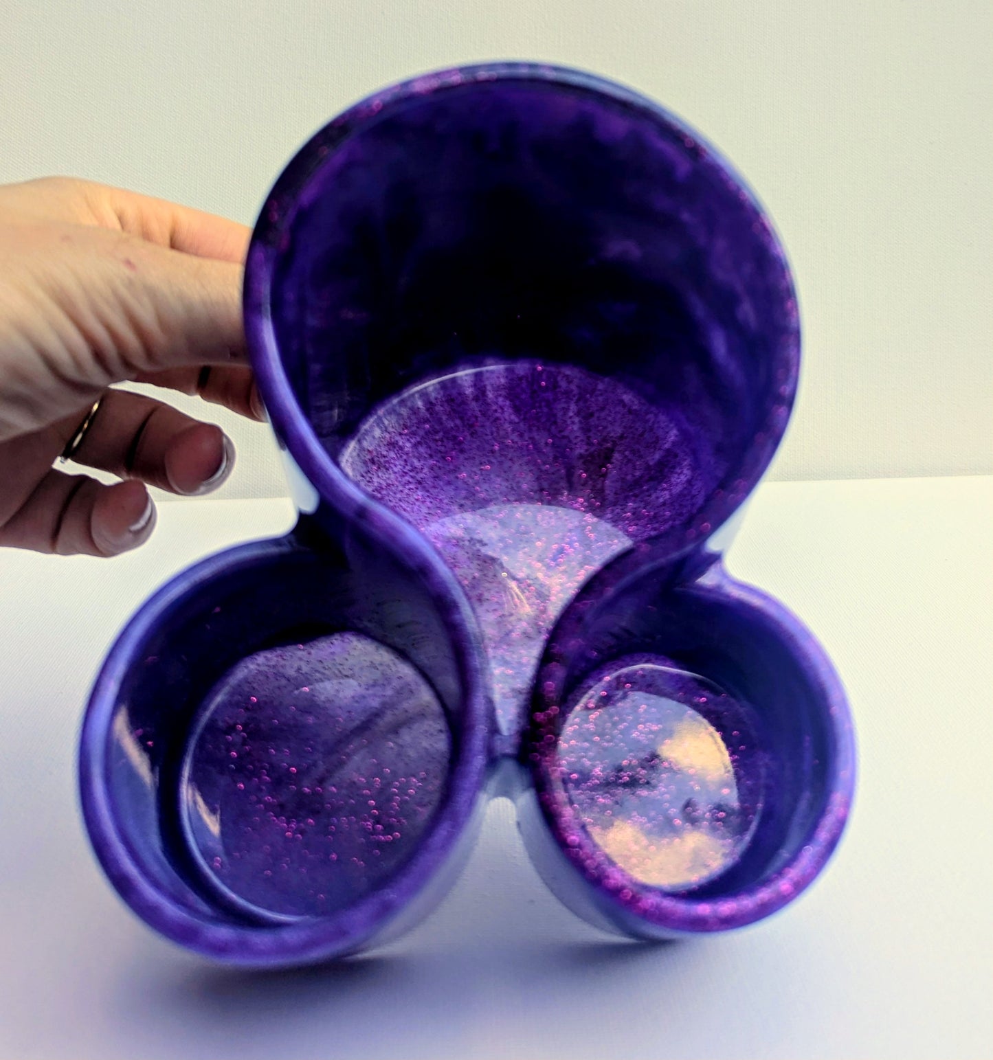 One-of-a-Kind Resin Holder - Soft Purple