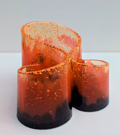 One-of-a-Kind Resin Holder - Spooky (Glows in the Dark)